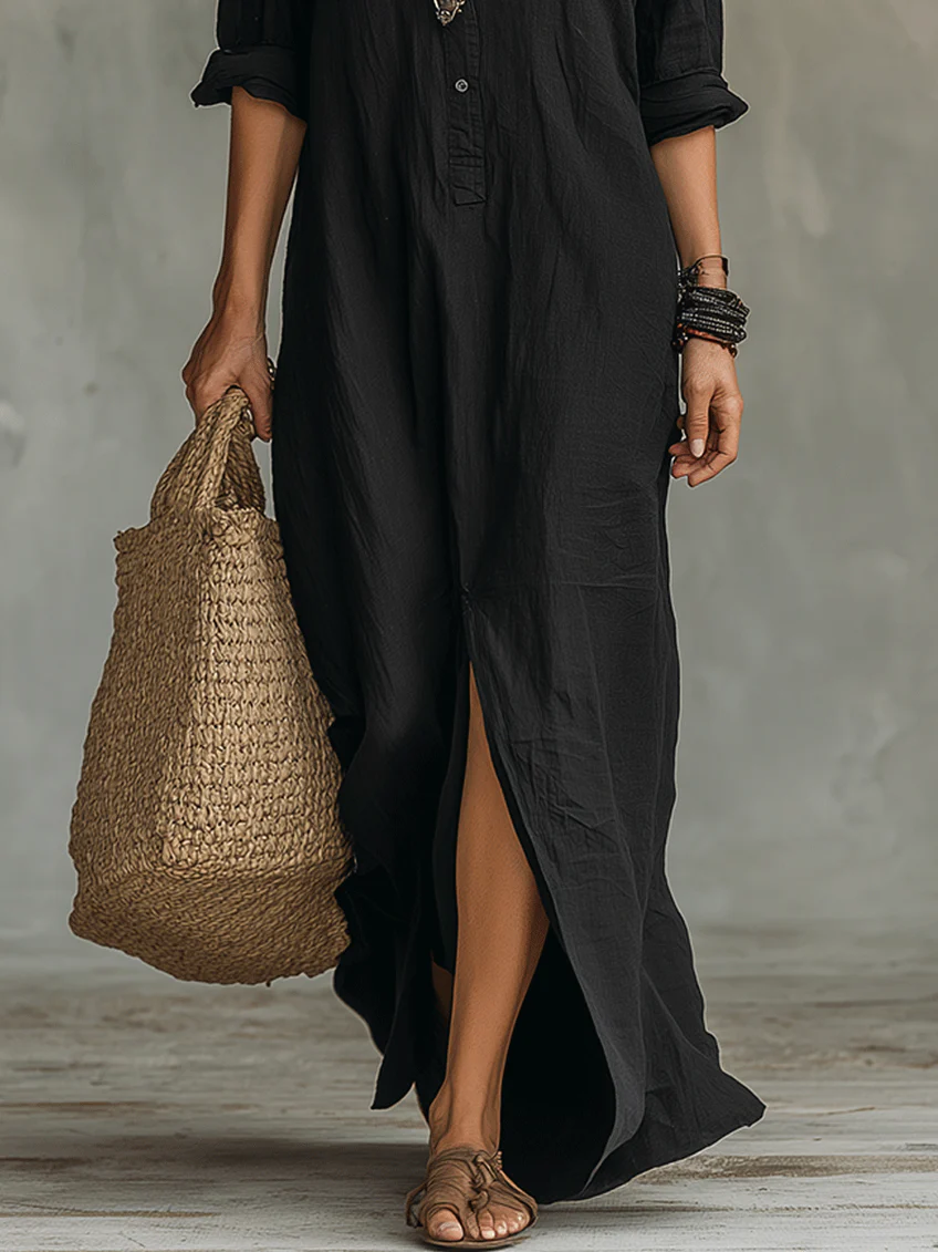 Women's Flattering Maxi Dress – Elegant Silhouette Occasion Dress