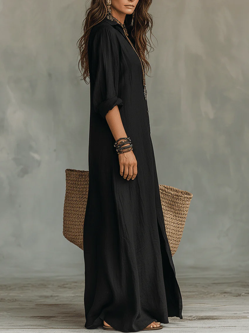 Women's Flattering Maxi Dress – Elegant Silhouette Occasion Dress
