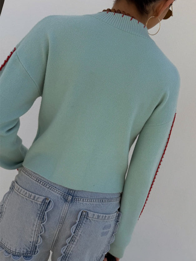 Women’s Octopus Pattern Knit Cardigan – Cozy Whimsical Casual Style