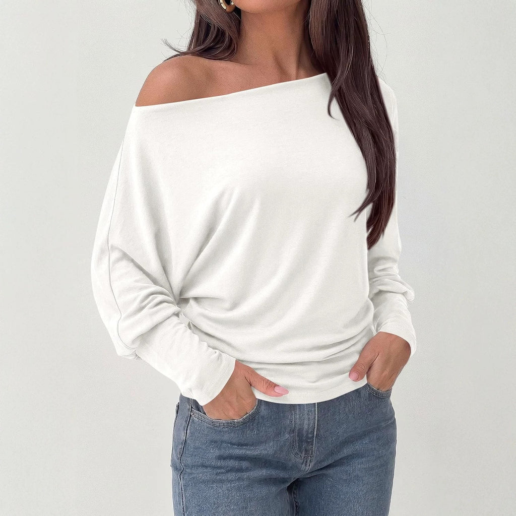 Batwing-Sleeve Base Layer Top - Versatile and Soft