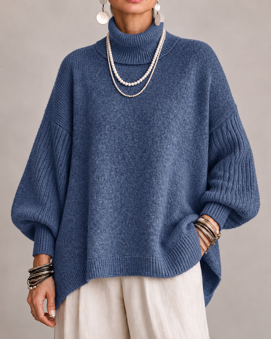Kathleen Turtleneck Sweater - Elegant and Soft