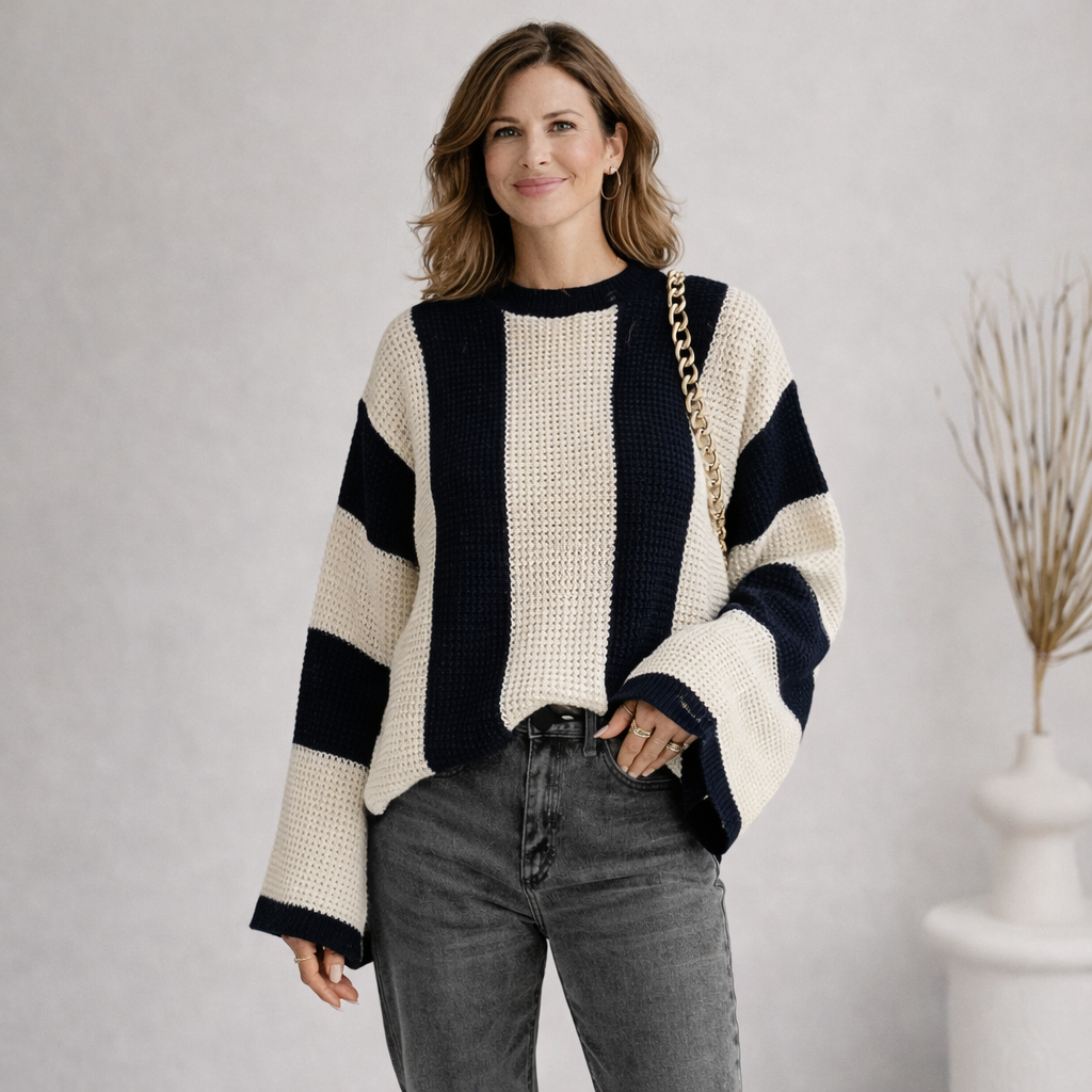 Women’s Francesca Knit Sweater – Soft Cozy Casual Everyday Style