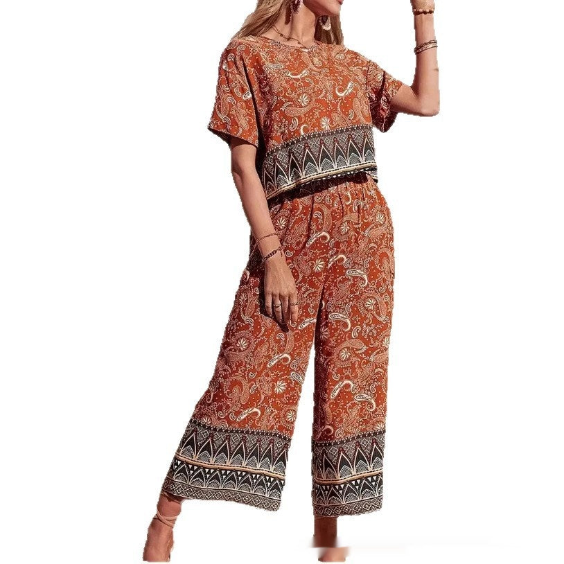 Women’s High-Waisted Wide-Leg Pants – Loose-Fit Chic Office-Ready Trousers