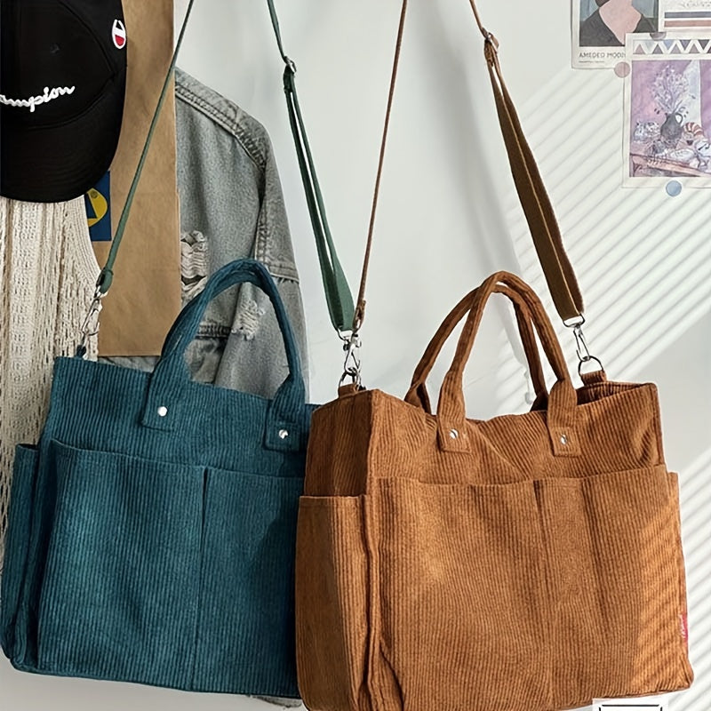 Women’s Structured Tote Bag – Everyday Large Capacity Shoulder Bag