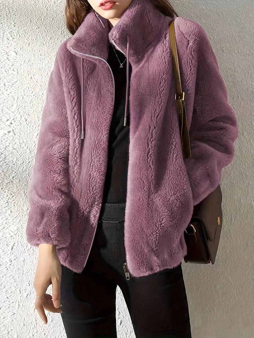 Women’s Soft Fleece Jacket – Cozy Warm Casual Everyday Style