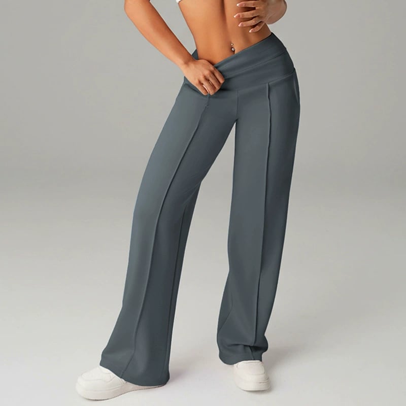 Women's Straight-Leg Trousers – Clean Minimal Everyday Style