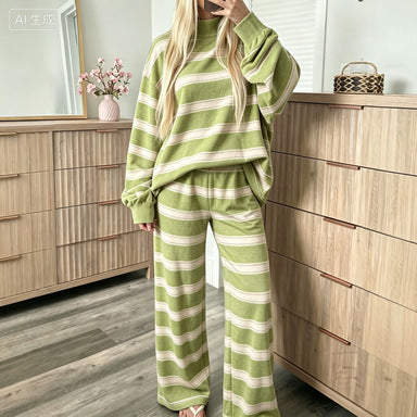 Women’s Casual Striped Set - Modern and Coordinated