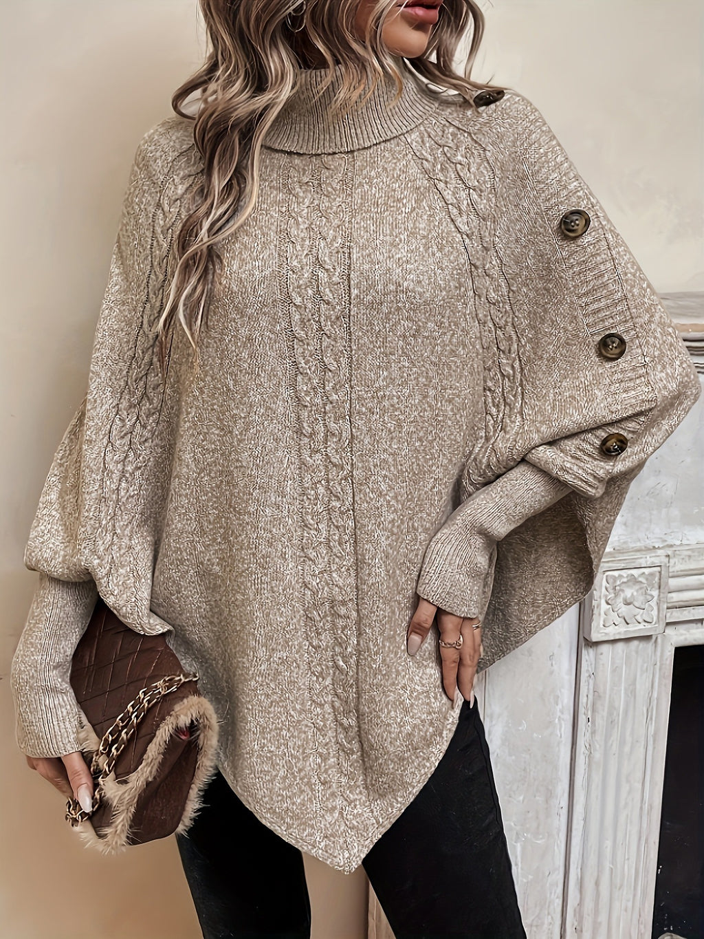 Solid Loose Long-Sleeve Sweater - Soft and Casual