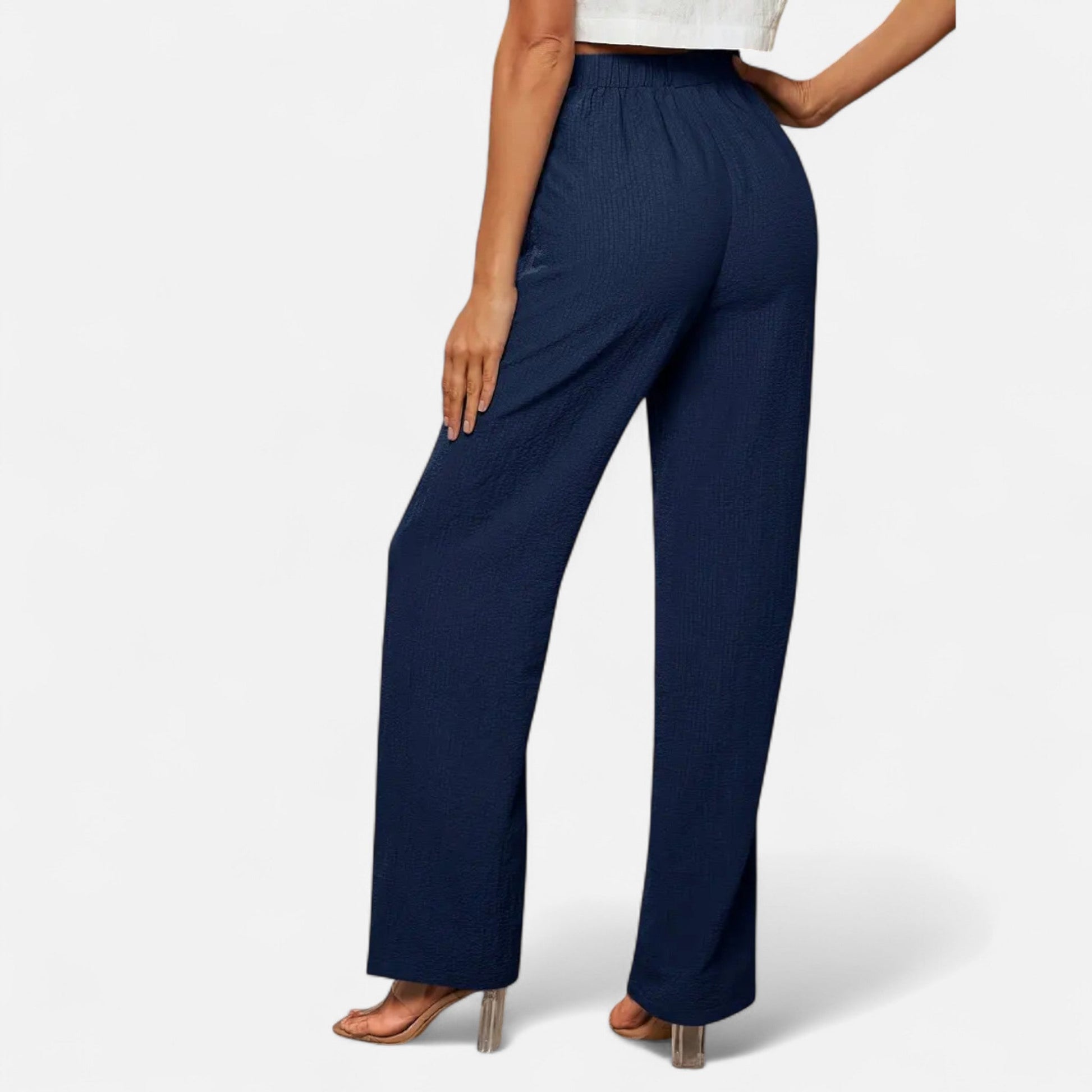 Women's Straight Leg Trousers – High Waist Timeless Tailored Pants