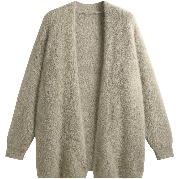 Women’s Thick Knit Cardigan – Cozy Warm Autumn Winter Layering Style