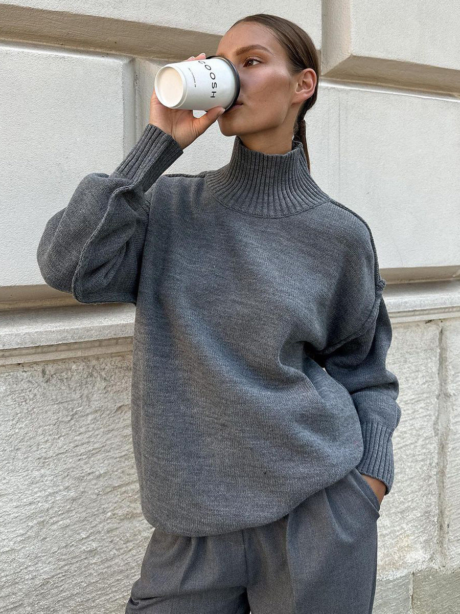 Women’s Thick Turtleneck Sweater - Warm and Casual