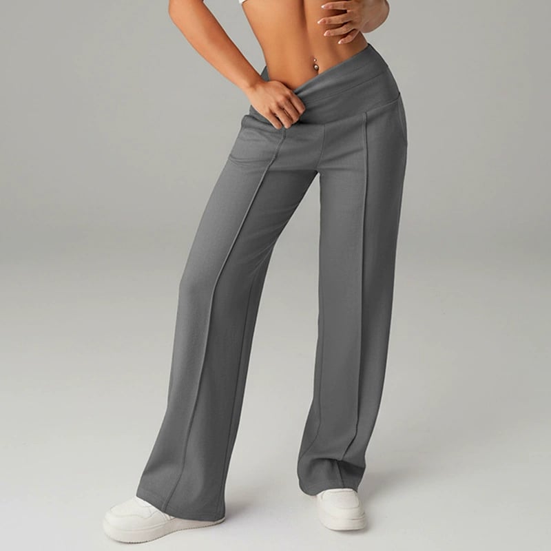 Women's Straight-Leg Trousers – Clean Minimal Everyday Style