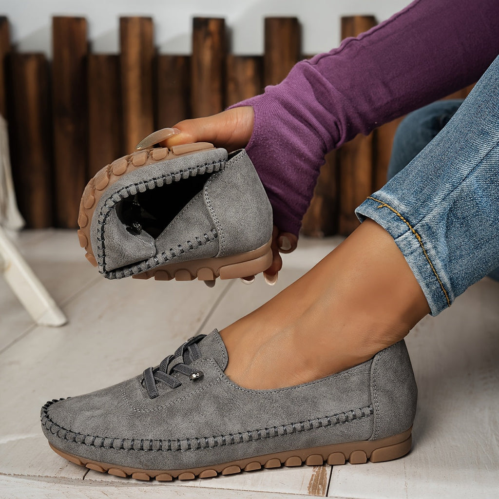 Women's Comfort Slip-On Shoes - Supportive Everyday Walking Style