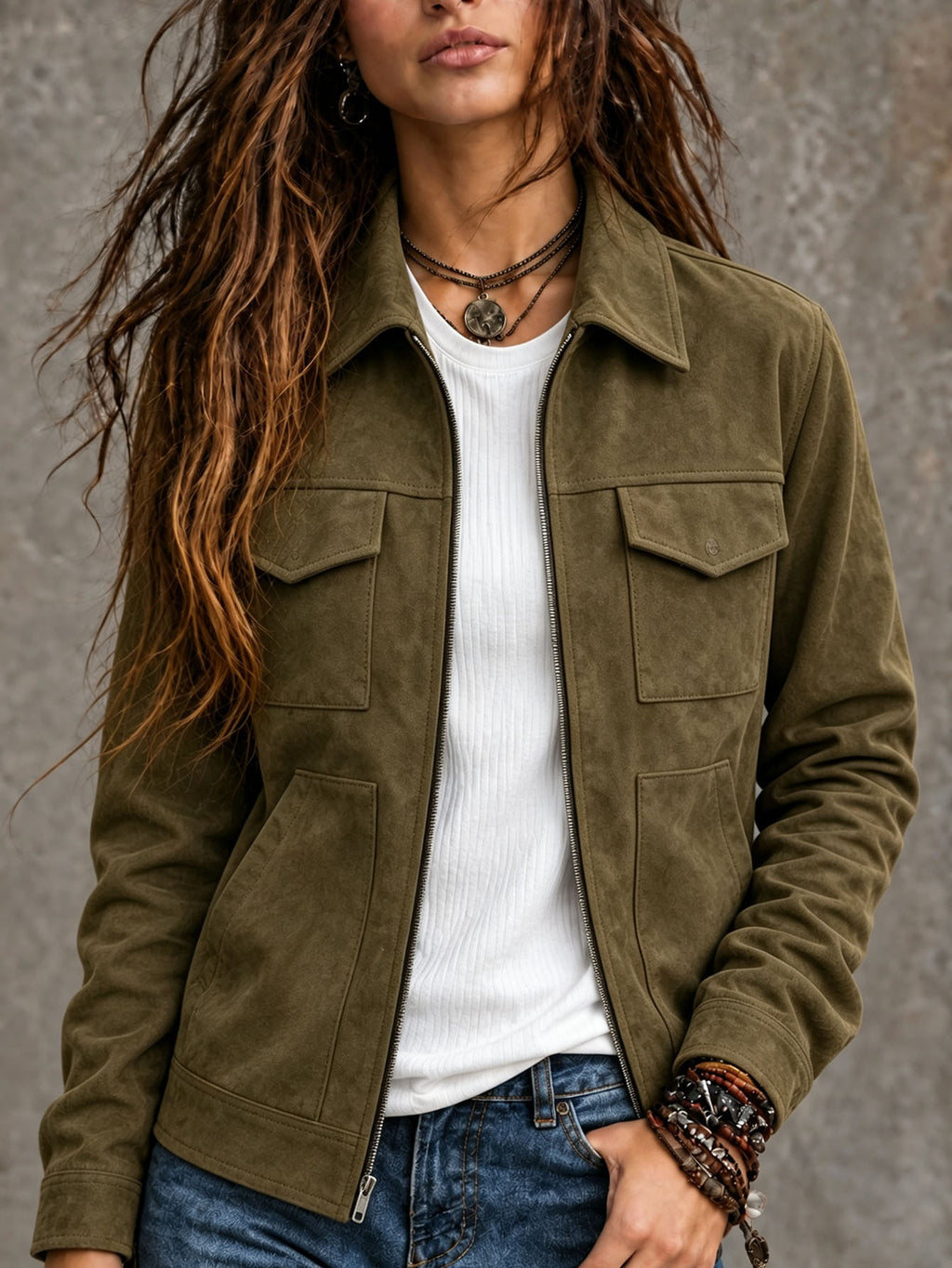 Vintage Suede Jacket - Relaxed and Timeless