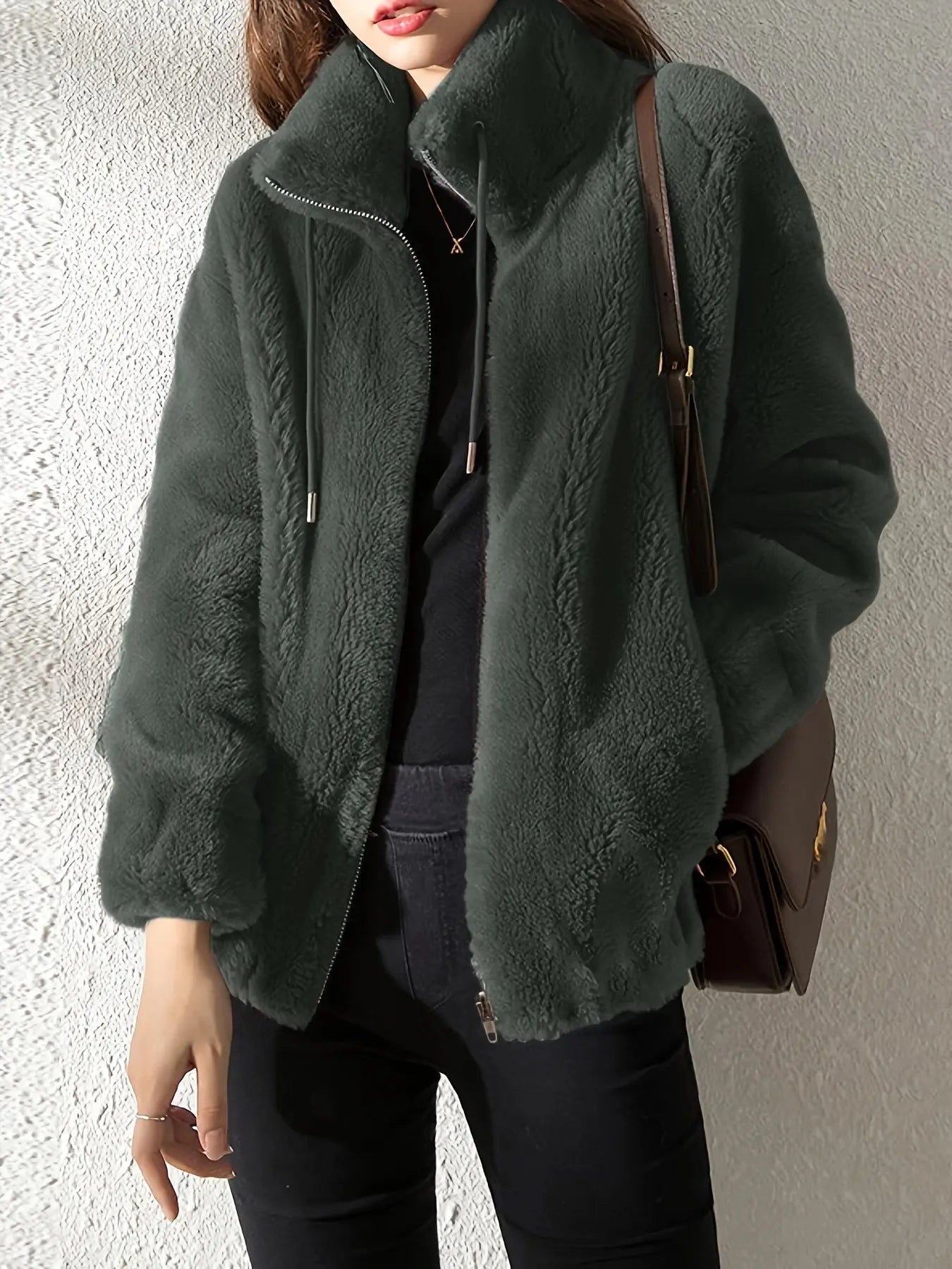 Women’s Soft Fleece Jacket – Cozy Warm Casual Everyday Style