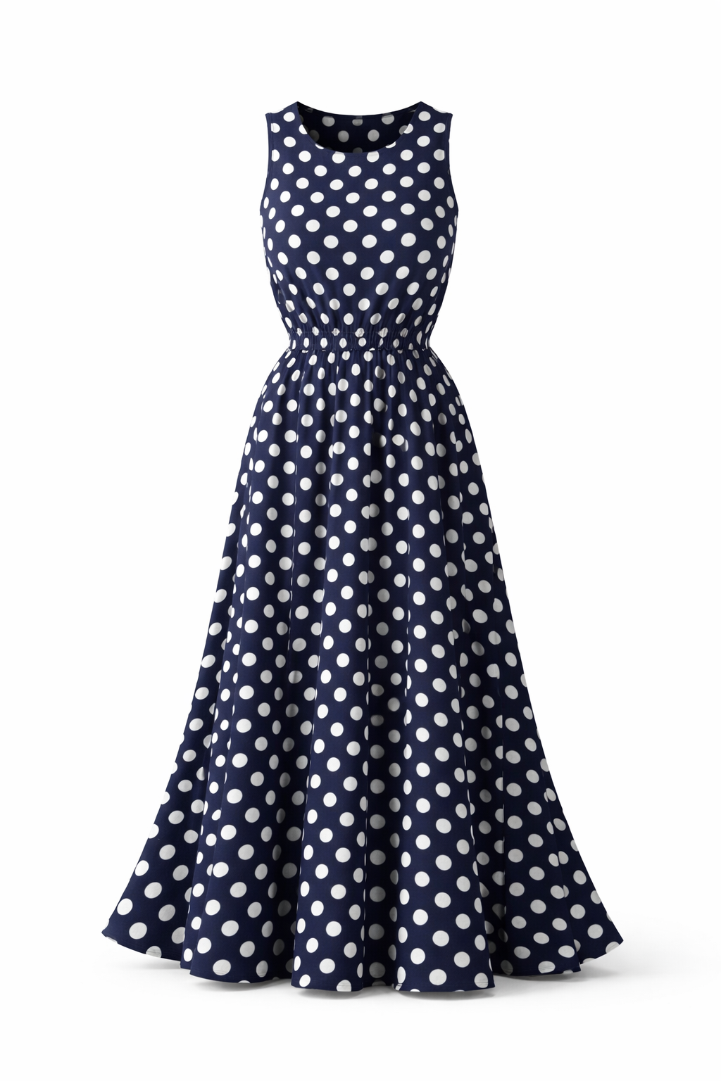 Women's Polka Dot Dress – Casual Elegant Everyday Dress