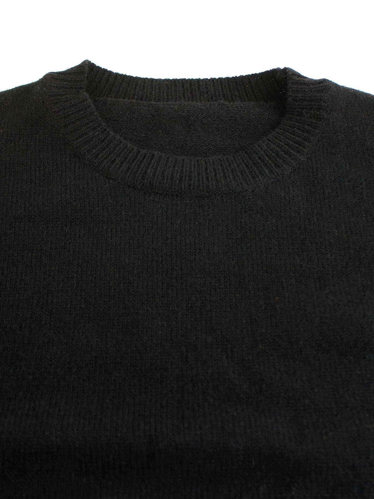 Women’s Ribbed Sweater with Striped Cuffs – Modern Cozy Knit