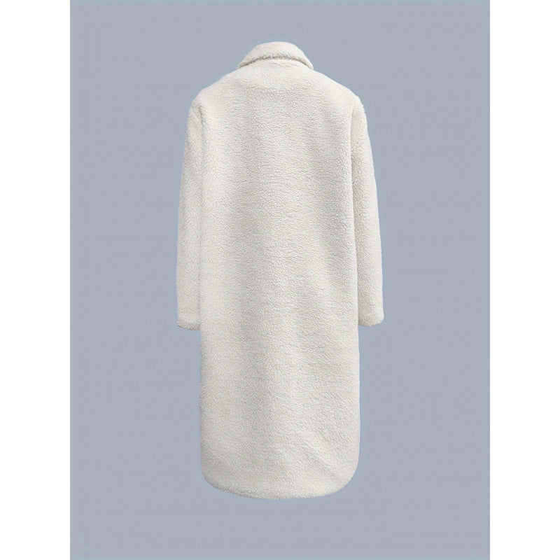 Women's Fluffy Lapel Jacket - Warm and Cozy