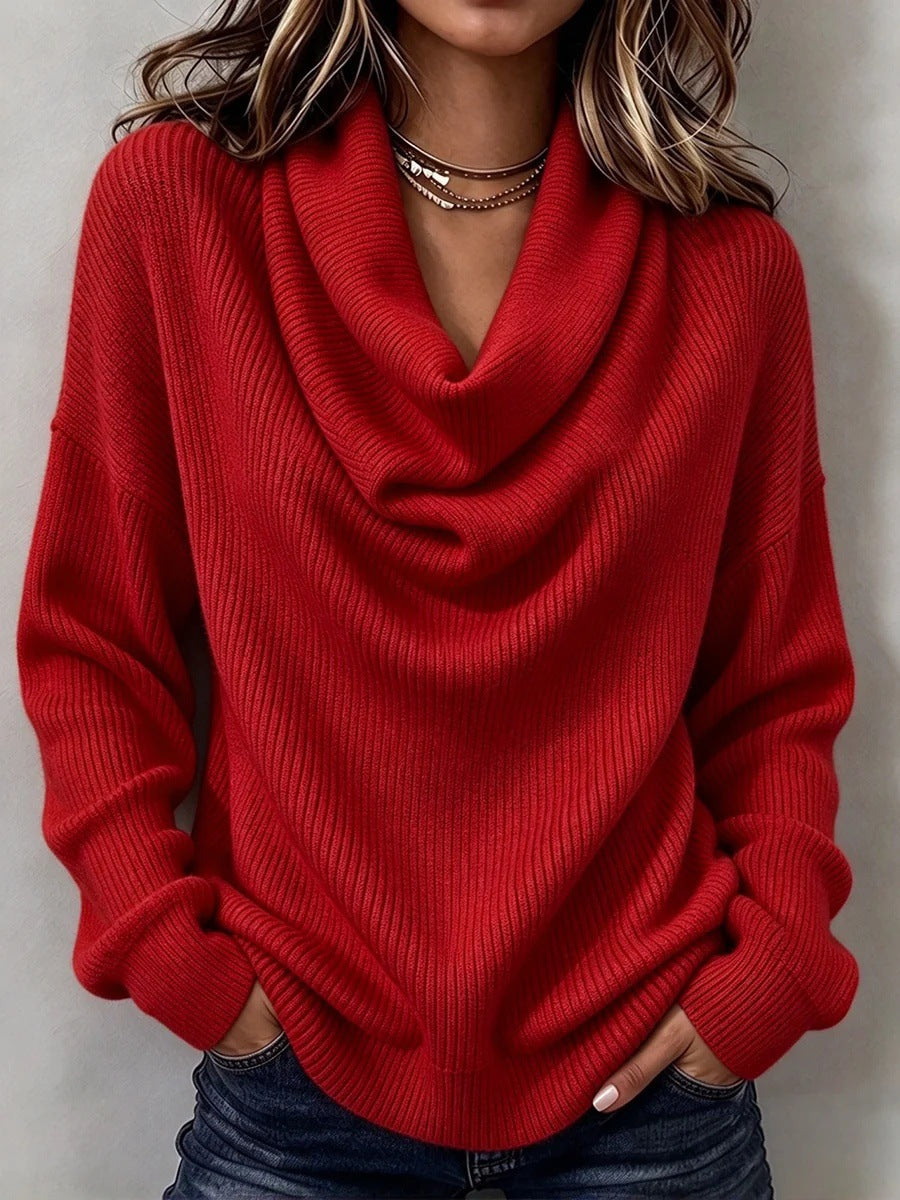 Women’s Loose Long-Sleeve T-Shirt - Soft and Easy