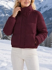 Stand-Collar Winter Jacket - Warm and Elegant