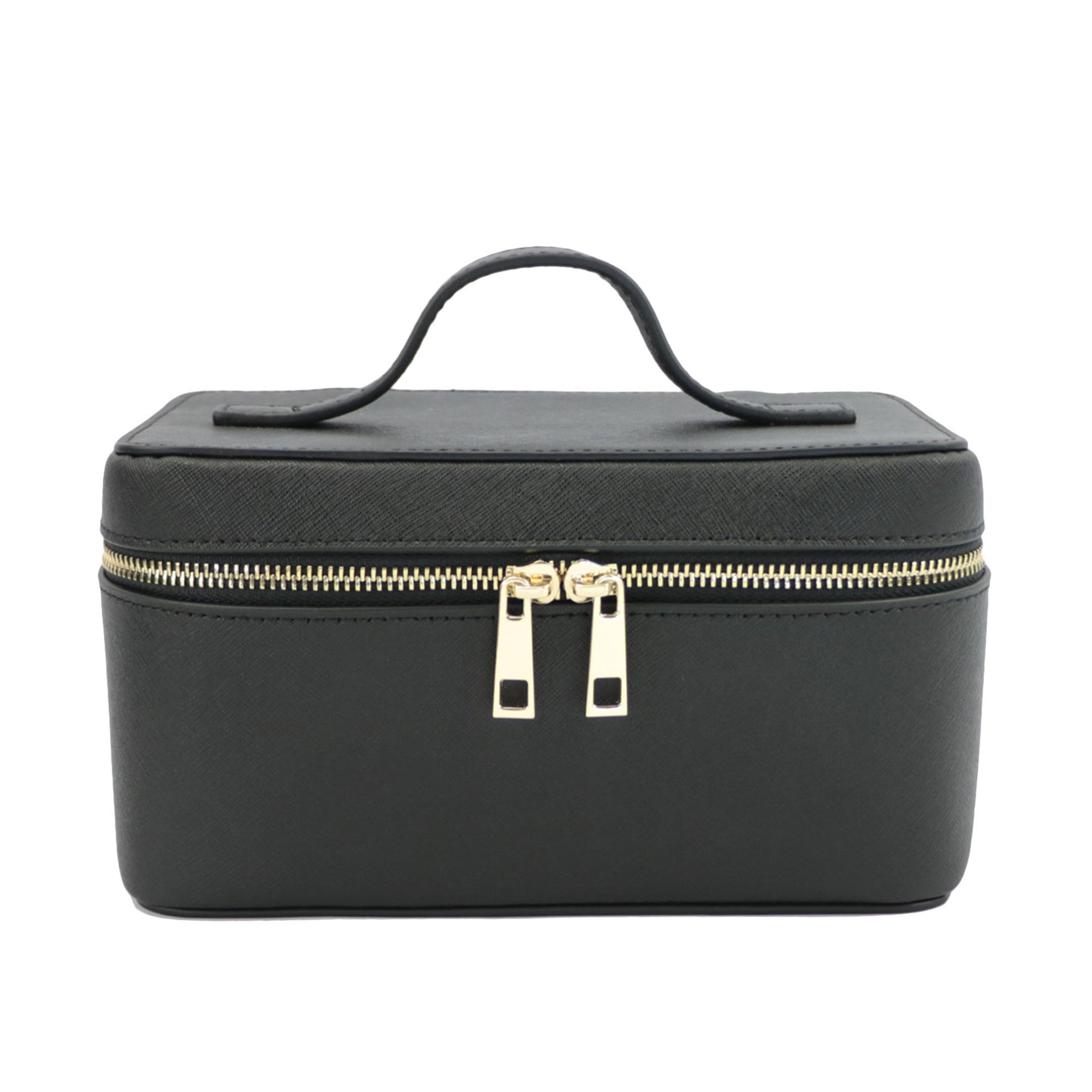 Split Leather Travel Toiletry Bag – Genuine Leather Portable Toiletry Bag