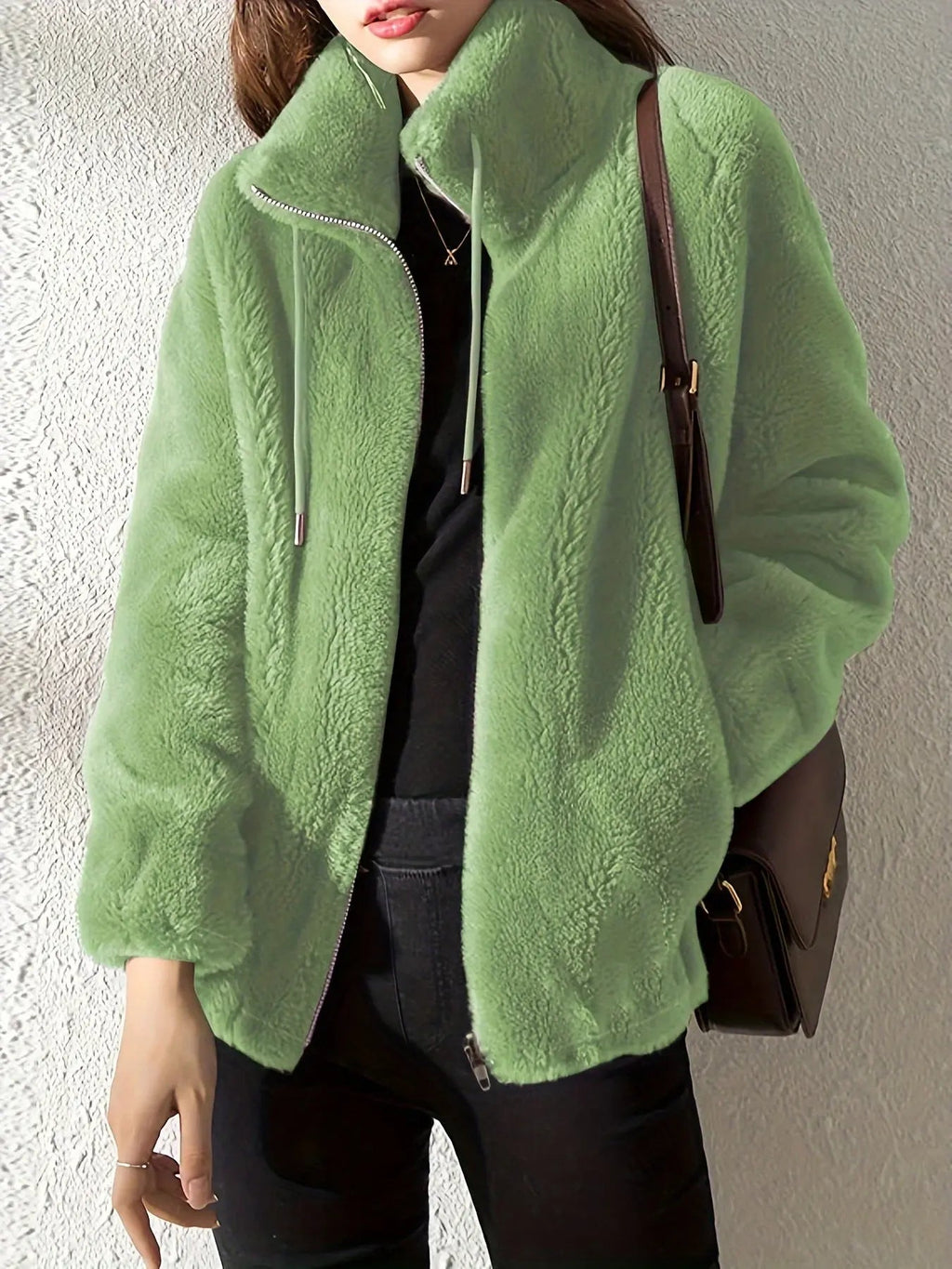 Women’s Soft Fleece Jacket – Cozy Warm Casual Everyday Style