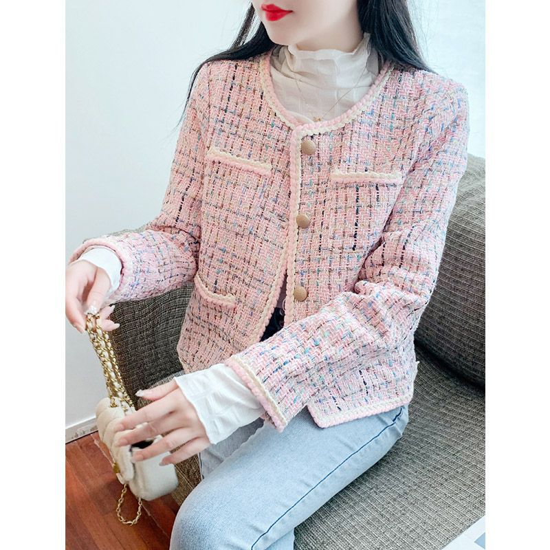 Tweed-Style Jacket - Chic and Refined
