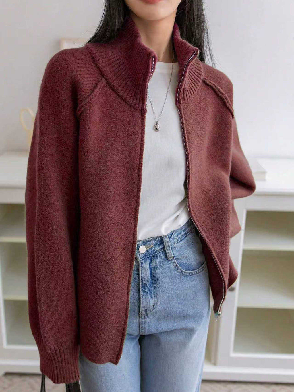 Relaxed Sweater Coat - Solid and Easy to Layer