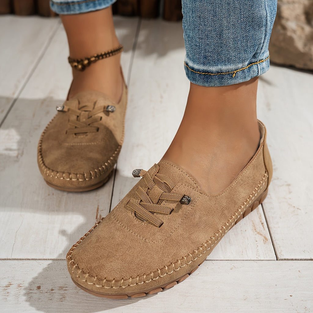 Women's Comfort Slip-On Shoes - Supportive Everyday Walking Style