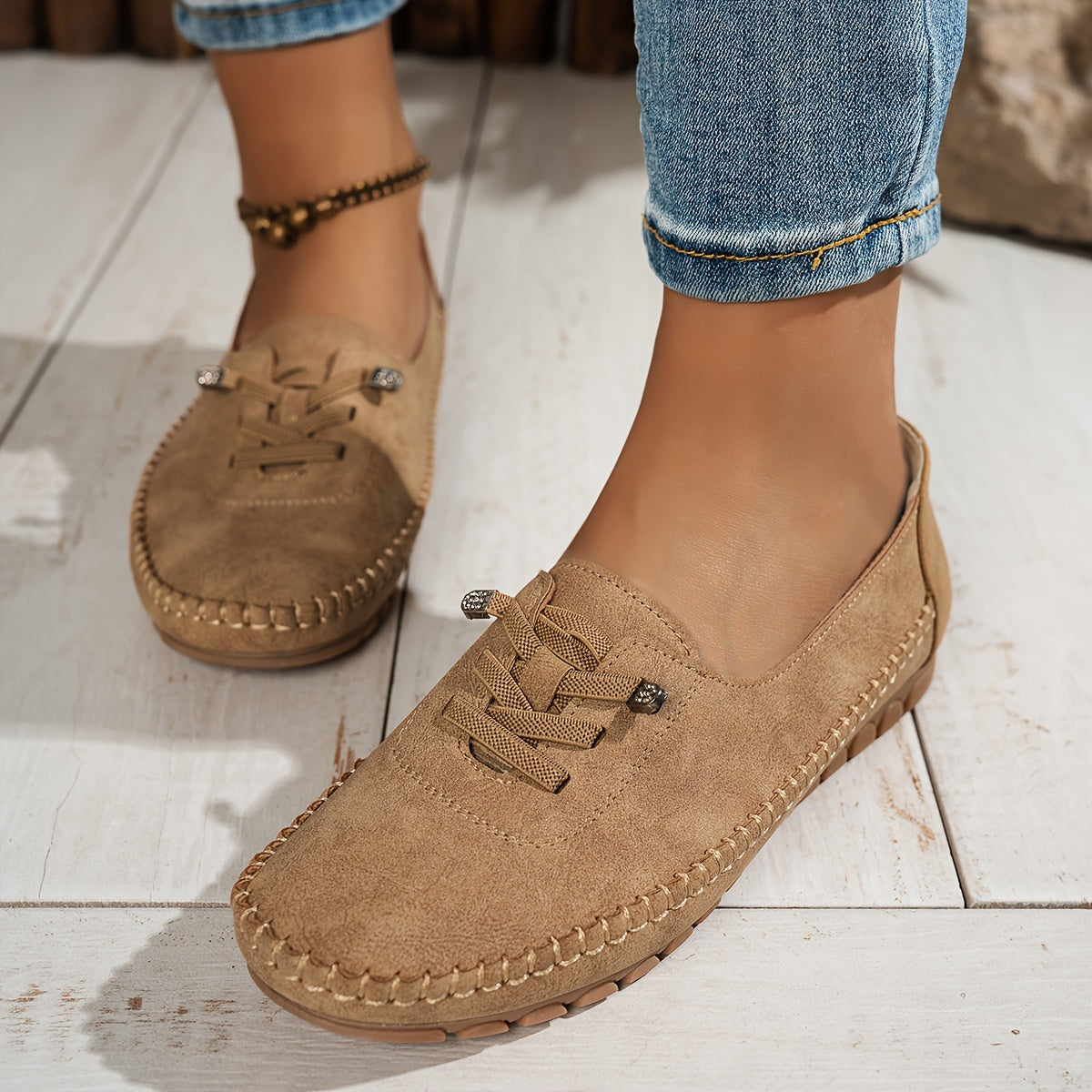 Women's Comfort Slip-On Shoes - Supportive Everyday Walking Style