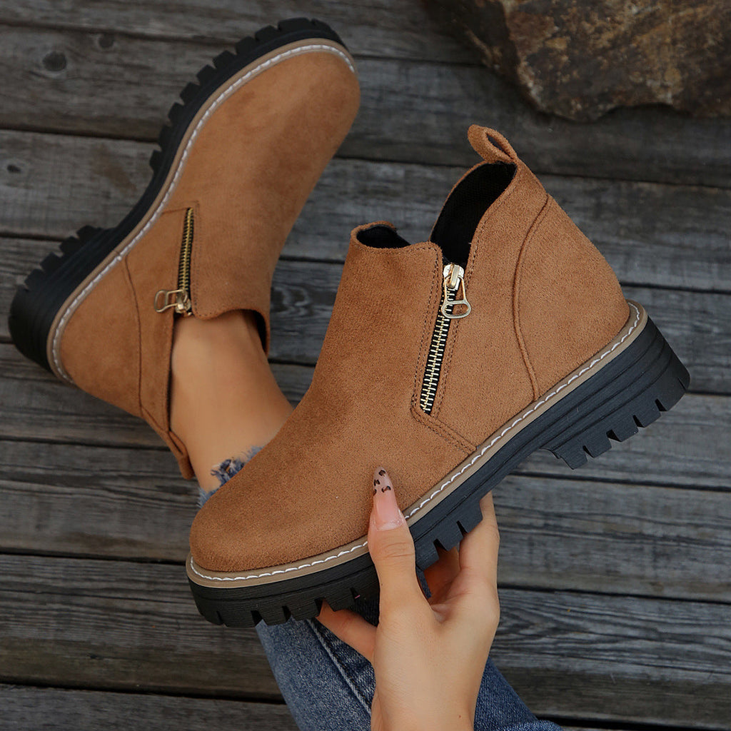 Women's Ankle Boots - Comfortable Everyday Cold Weather Footwear