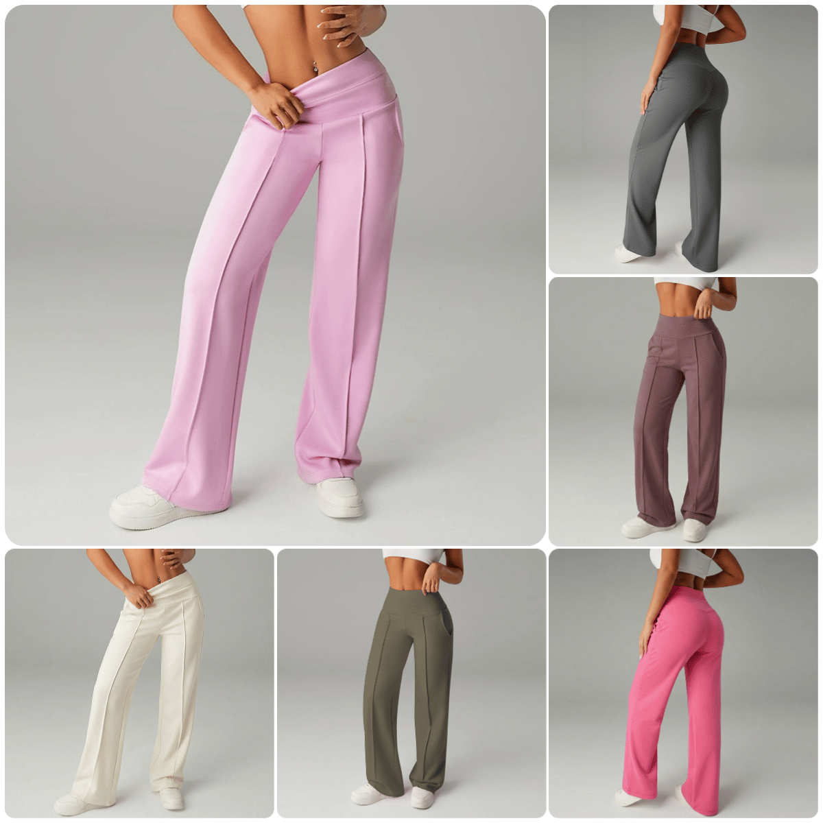 Women's Straight-Leg Trousers – Clean Minimal Everyday Style