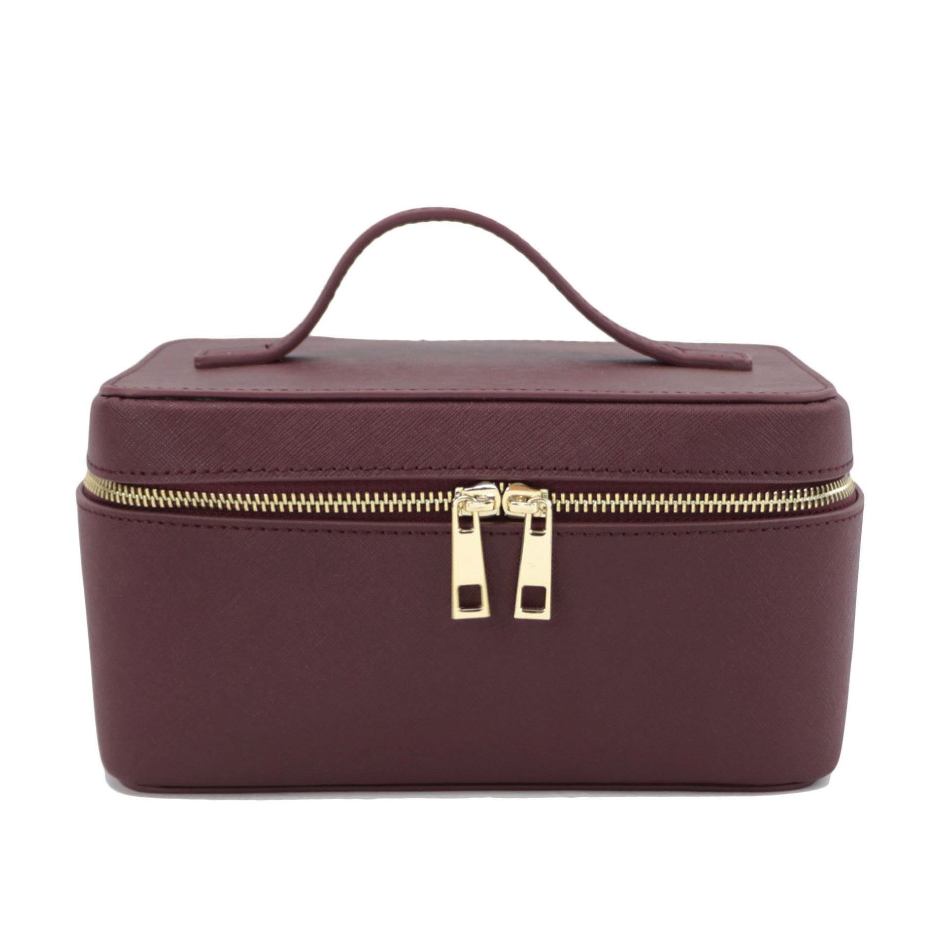Split Leather Travel Toiletry Bag – Genuine Leather Portable Toiletry Bag