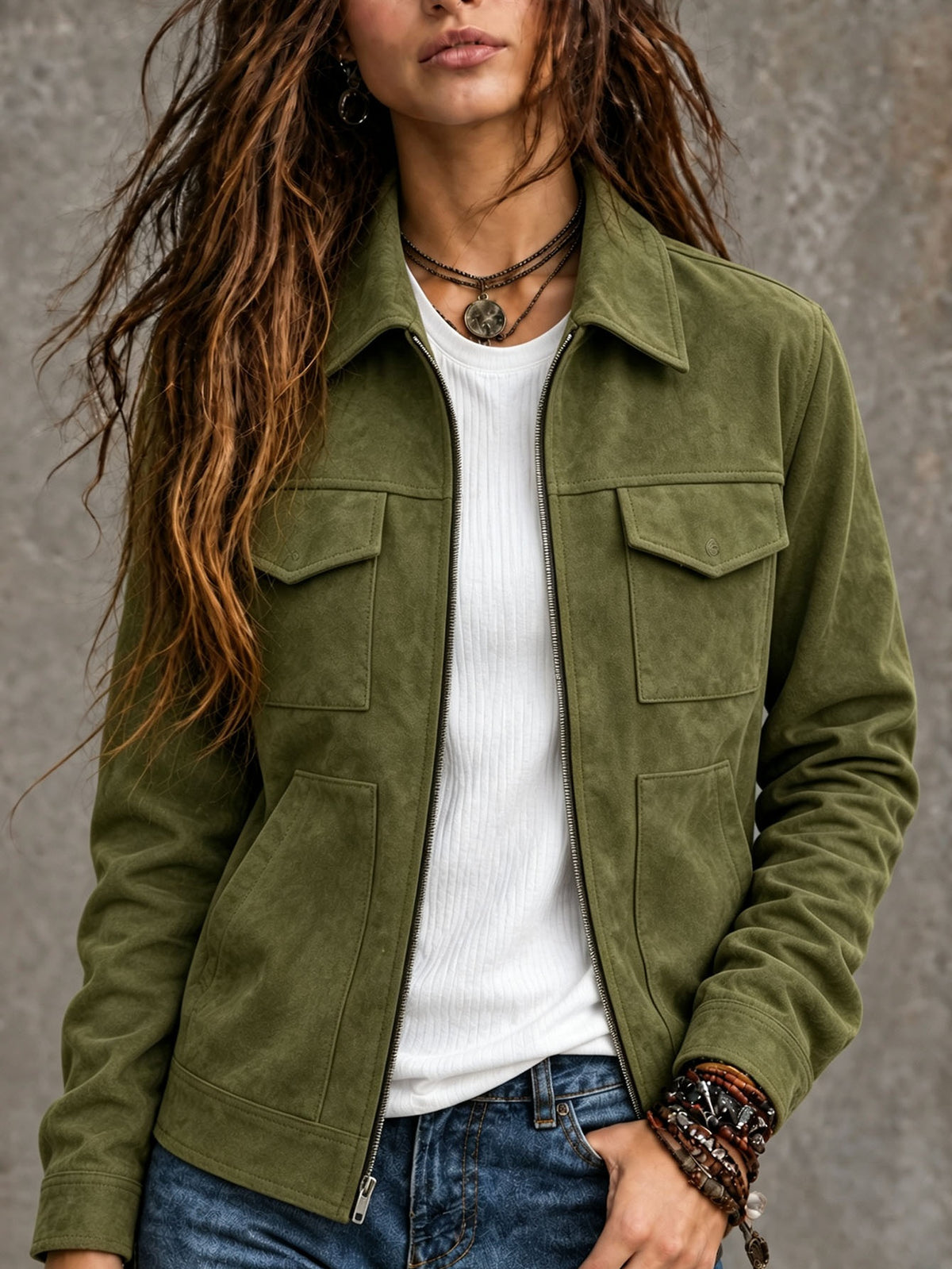 Vintage Suede Jacket - Relaxed and Timeless