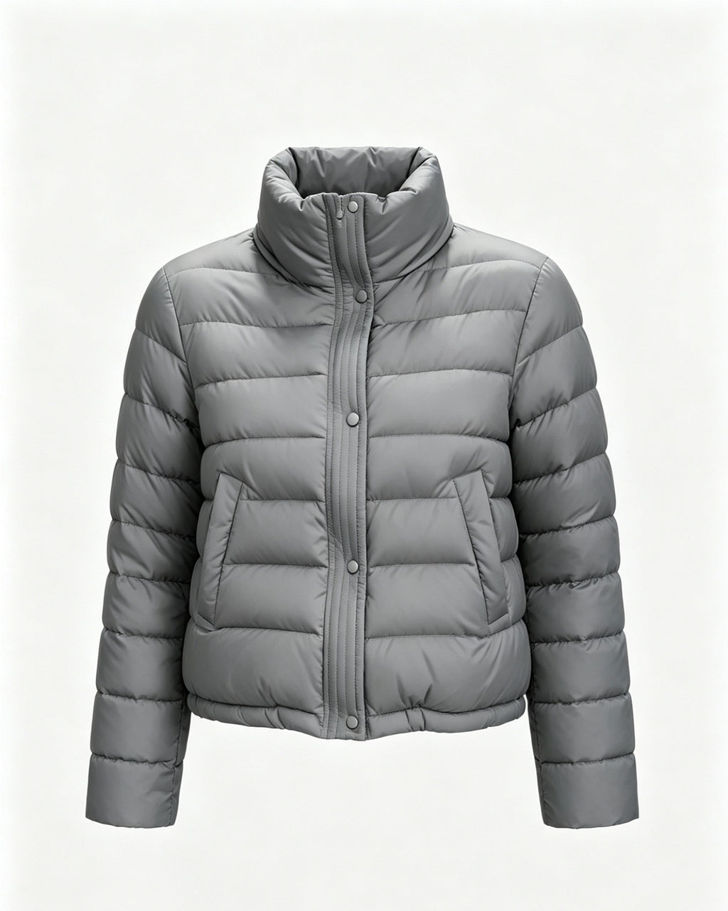 Korean-Style Padded Coat - Warm and Lightweight