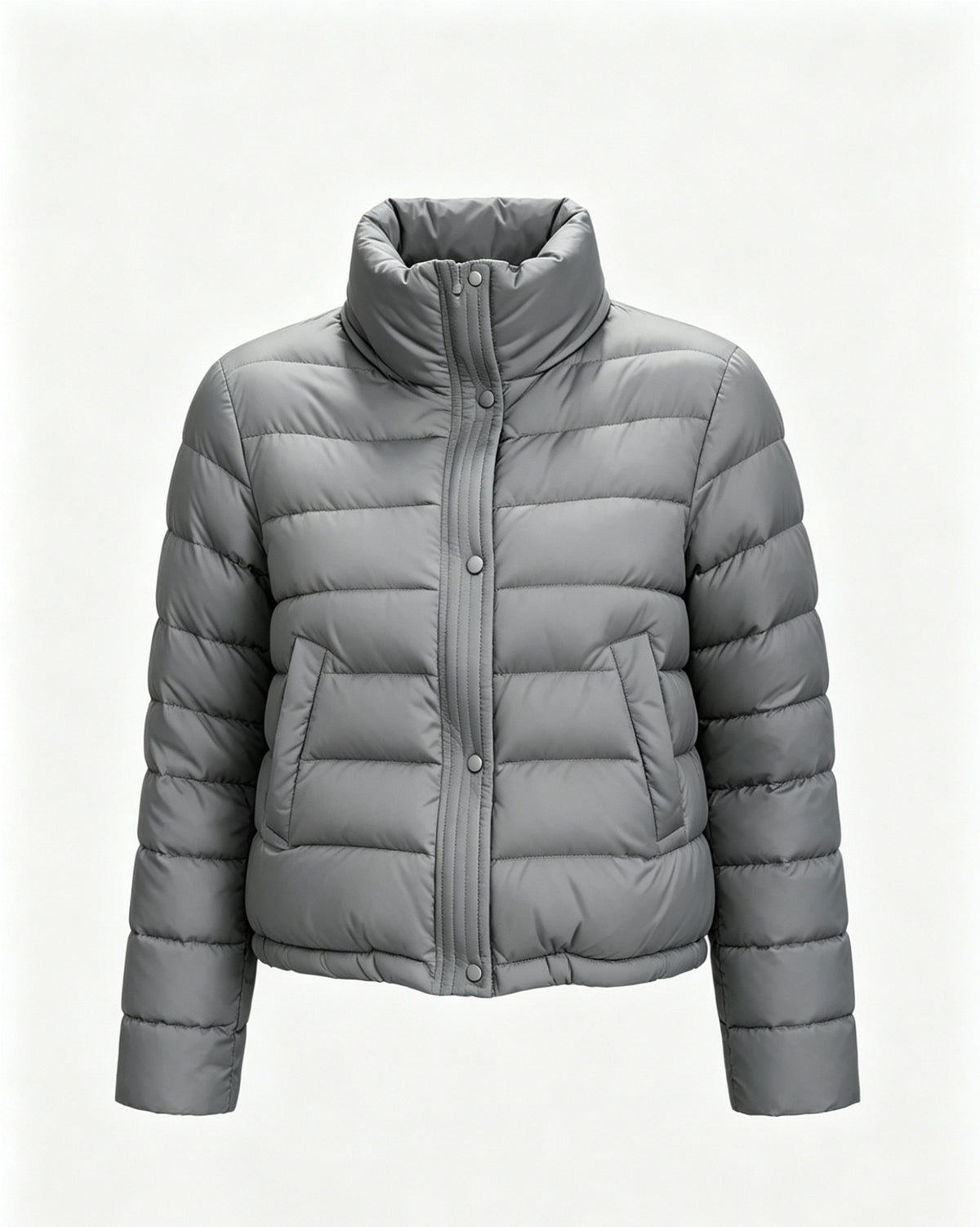 Korean-Style Padded Coat - Warm and Lightweight