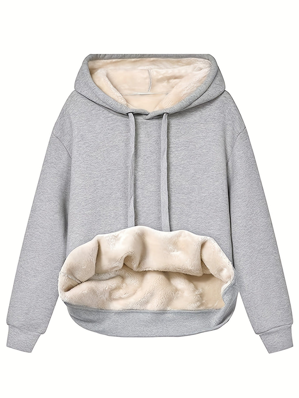 Warm winter coziness with a fleece hoodie