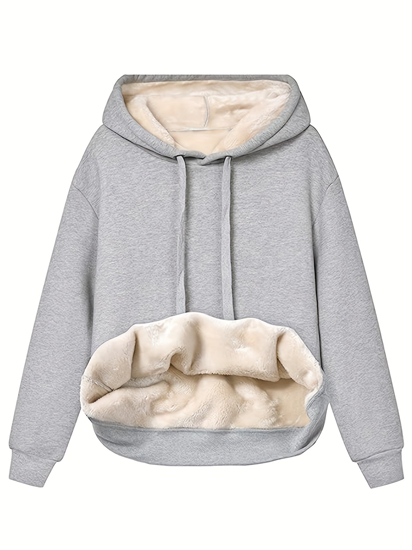 Warm winter coziness with a fleece hoodie