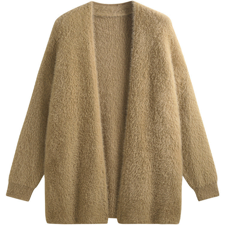 Women’s Thick Knit Cardigan – Cozy Warm Autumn Winter Layering Style