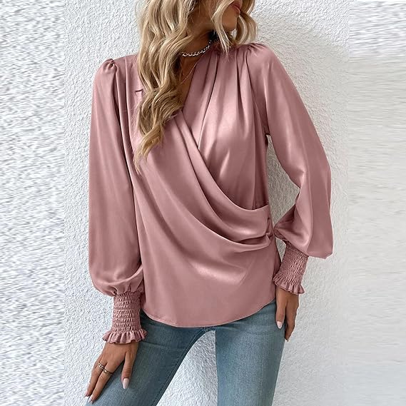 Sophia Women’s Premium Autumn Blouse – Elegant Stylish Casual Work Style