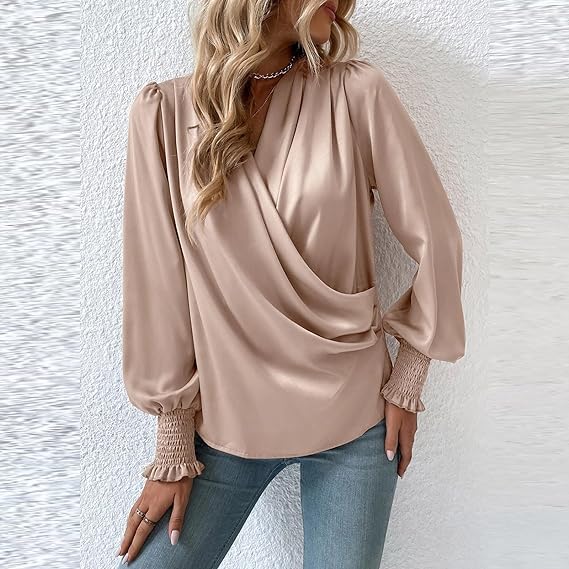 Sophia Women’s Premium Autumn Blouse – Elegant Stylish Casual Work Style