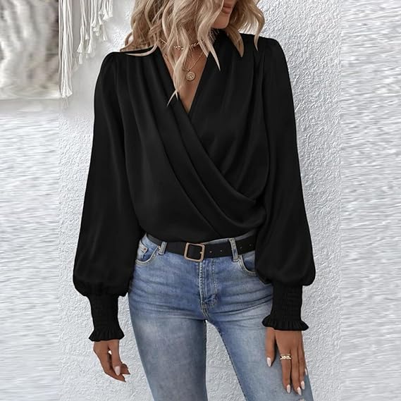Sophia Women’s Premium Autumn Blouse – Elegant Stylish Casual Work Style