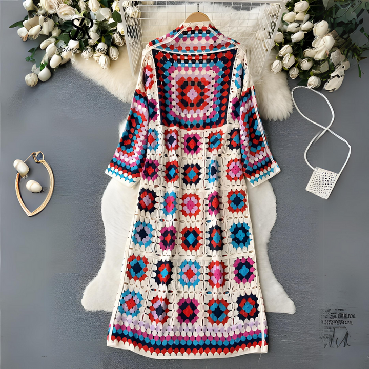 Women's Colorful Long Cardigan - Soft Cozy Everyday Layer