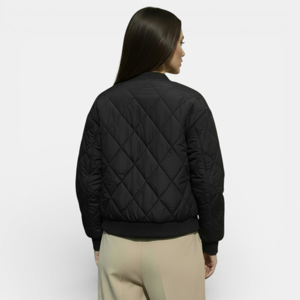 Women's Lightweight Quilted Jacket - Casual Comfortable Transitional Layer