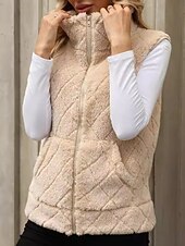 Zip-Up Sleeveless Gilet - Warm and Casual