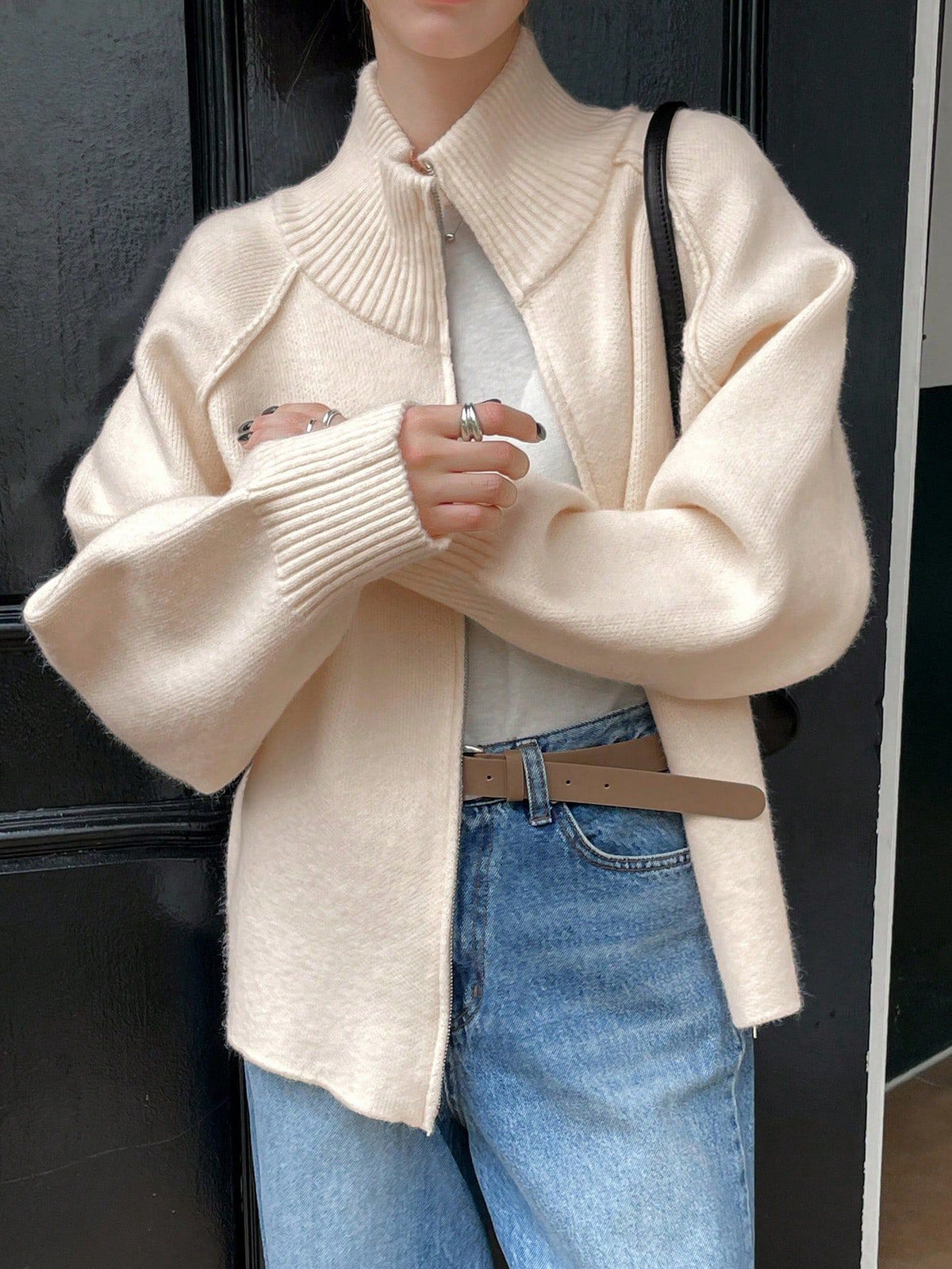Relaxed Sweater Coat - Solid and Easy to Layer
