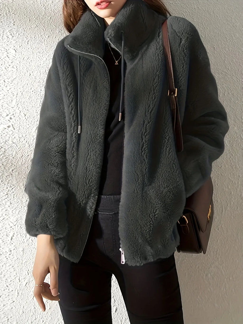Women’s Soft Fleece Jacket – Cozy Warm Casual Everyday Style