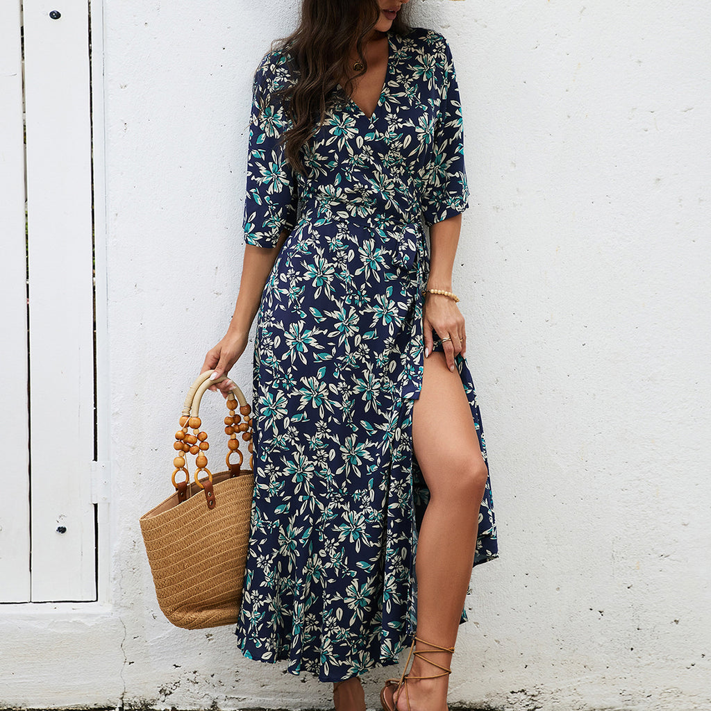 Women's Half-Sleeve Sheath Dress – Clean Elegant Occasion Style
