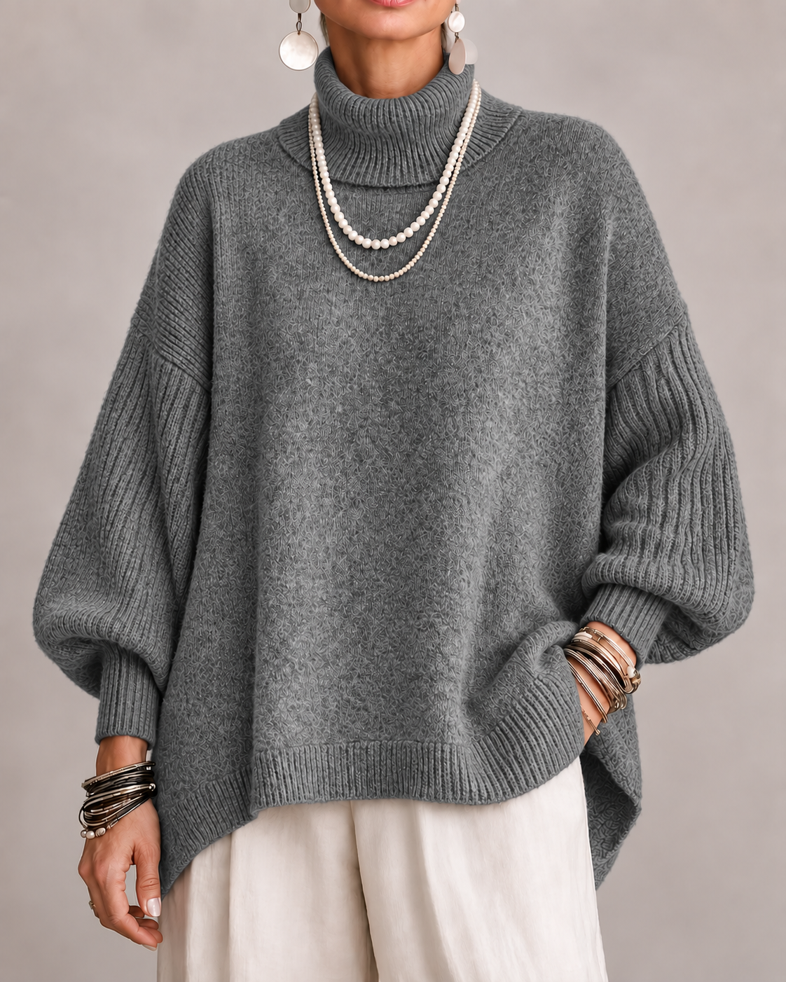 Kathleen Turtleneck Sweater - Elegant and Soft
