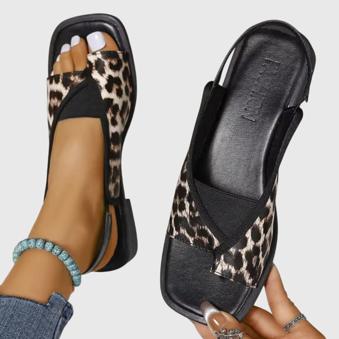Women's Slingback Flat Sandals – Comfortable Open Toe Summer Sandals